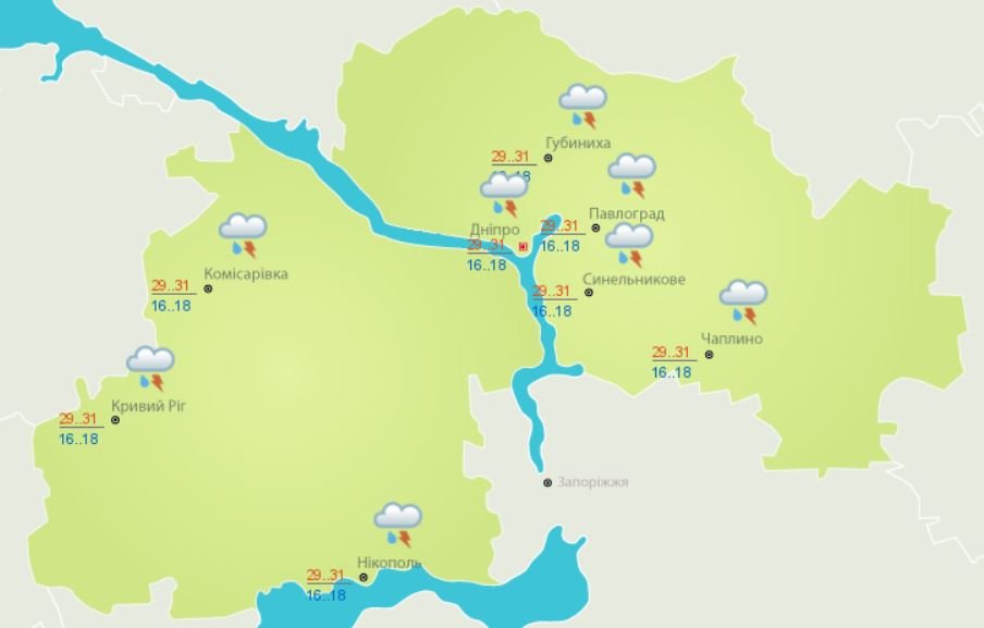 Данные гидрометцентра