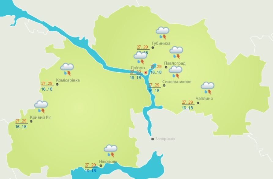 Данные гидрометцентра