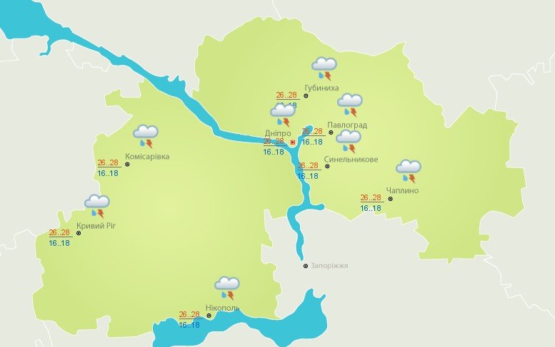 Погода на 5 июня Погода на 5 июня