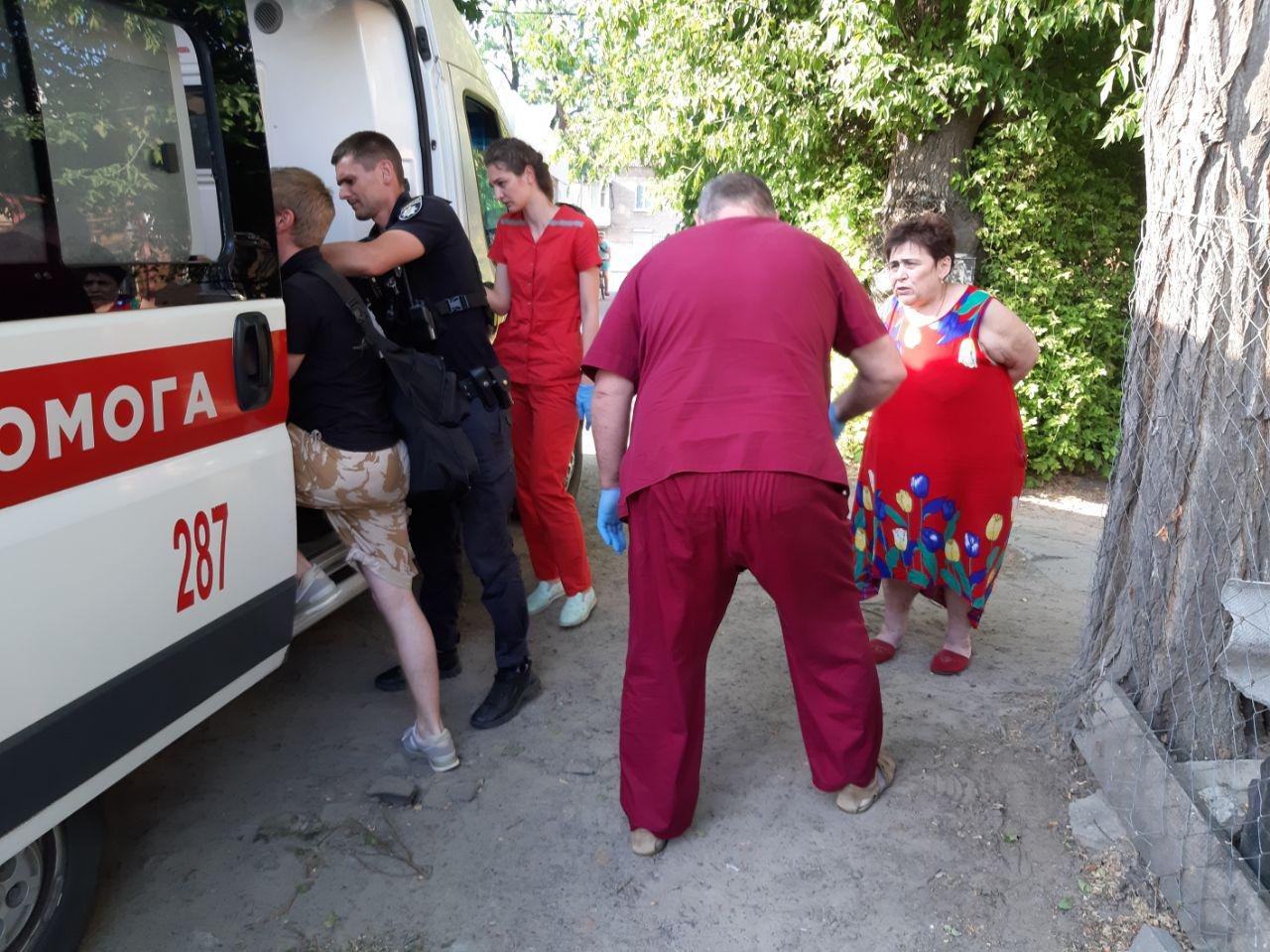 Мужчине оказали помощь