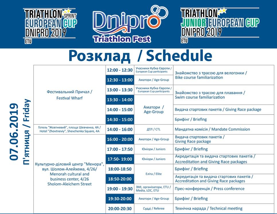 В Днепре пройдет фестиваль по триатлону: приедут спортсмены из 25 стран мира 1
