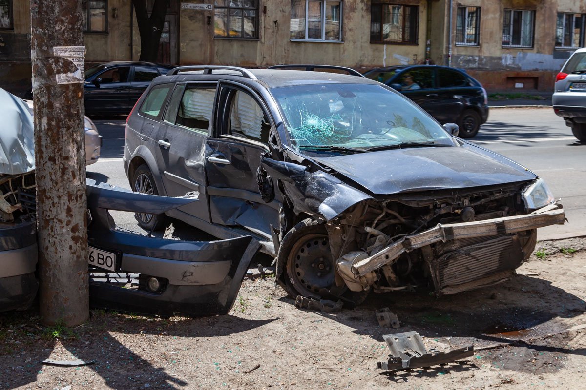 Столкнулись ГАЗель и Renault