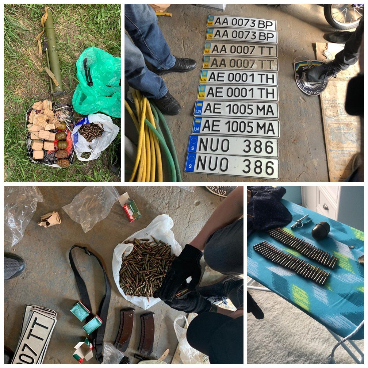 У мужчины нашли целый арсенал оружия У мужчины нашли целый арсенал оружия