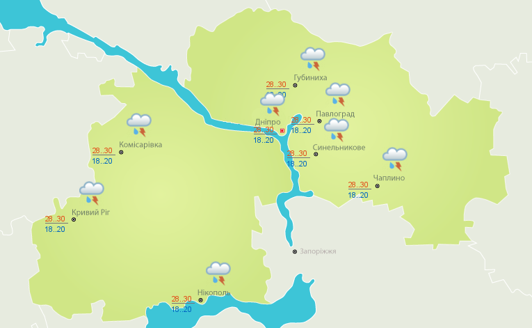 Синоптики считают, что в этот день возможна гроза