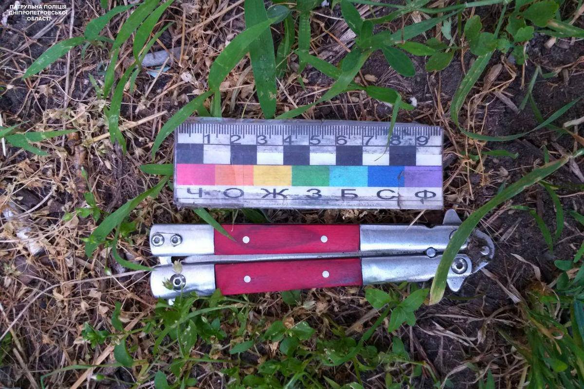 В клумбе возле подъезда патрульные нашли раскладной нож В клумбе возле подъезда патрульные нашли раскладной нож