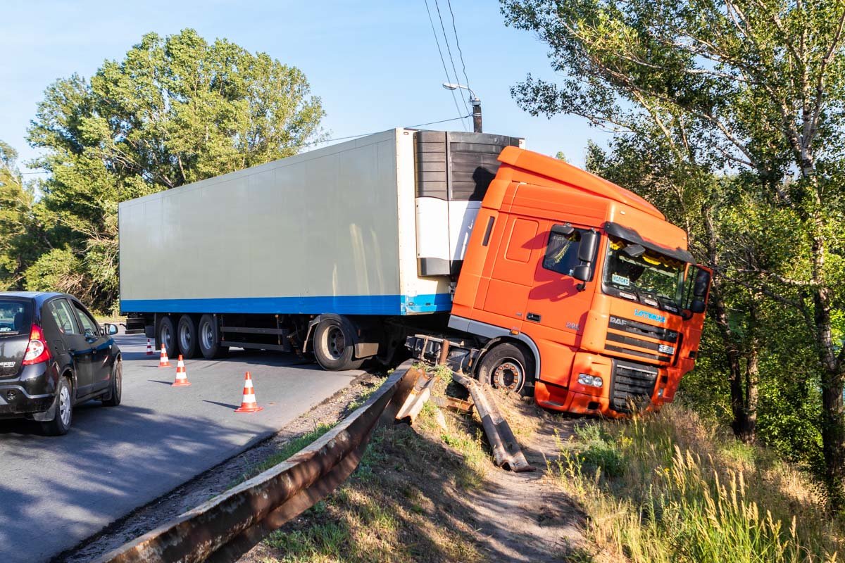 Водитель не справился с управлением