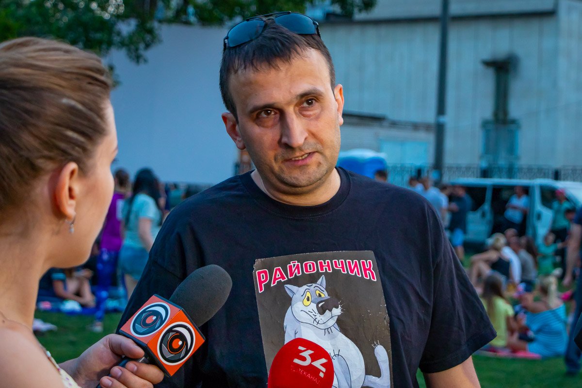 Организатор фестиваля и автор проекта "Райончик" Владимир Мамченко