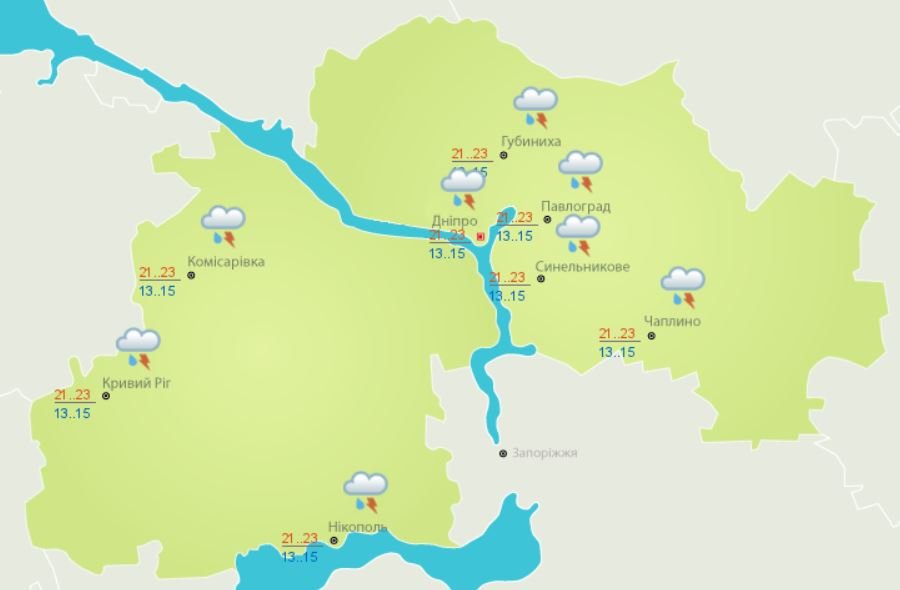 Данные гидрометцентра