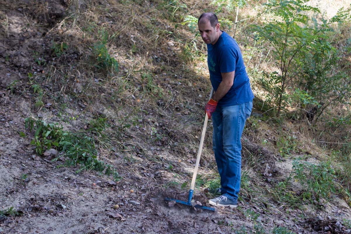 Местные жители несколько раз выходили на уборку территории