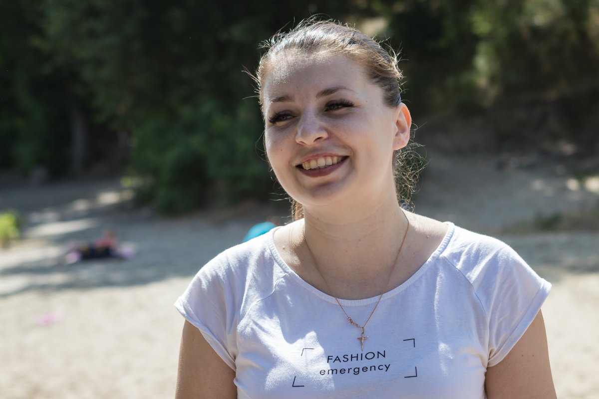 Александра Брожак, лидер активистов ЗЕкоманды в Днепре