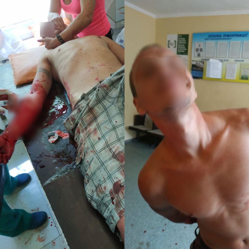 Бил окна и отказывался от помощи