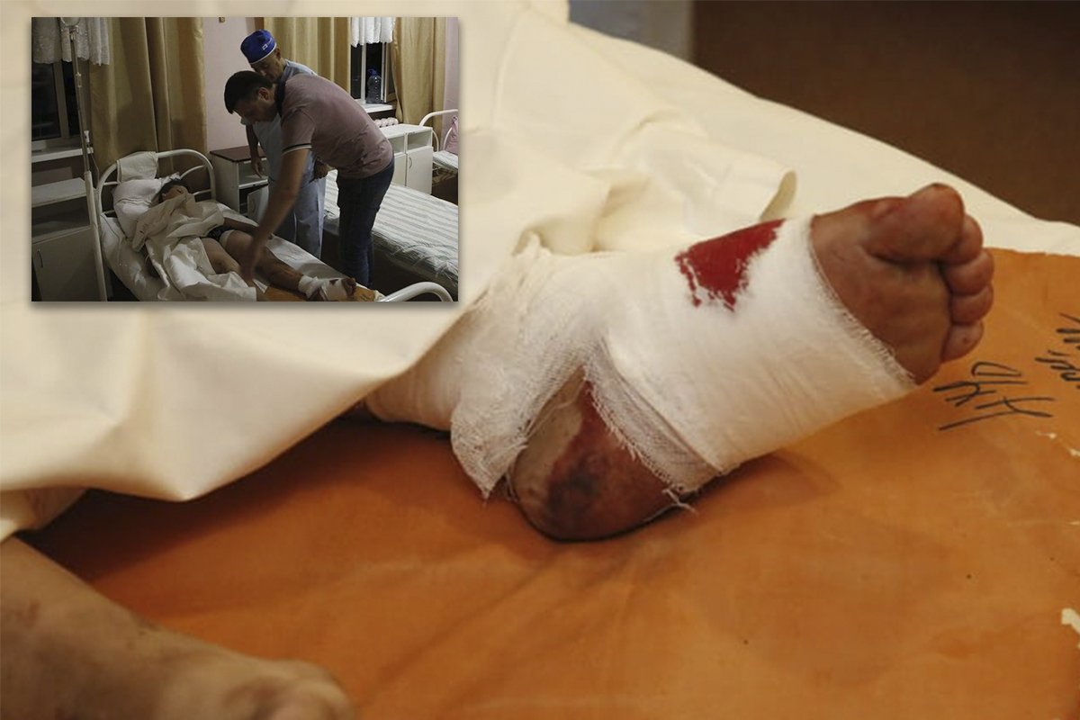 Глеб Пригунов посетил пострадавших детей в больнице