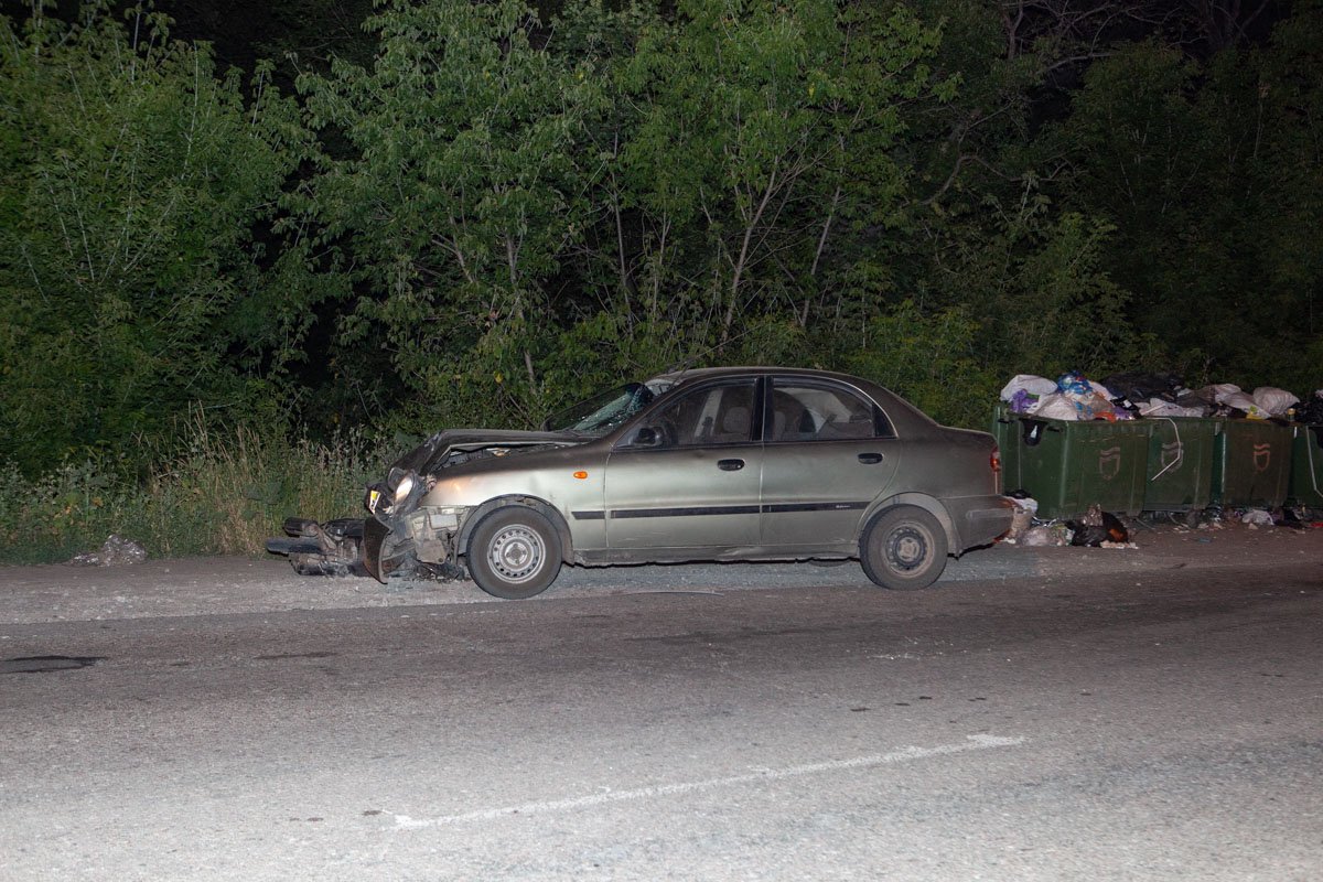 Авария произошла примерно в 22:20