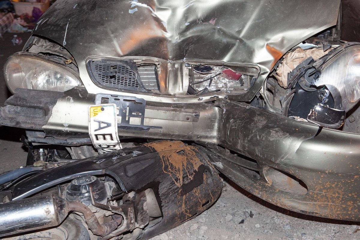 По словам водителя Daewoo, он ехал по улице Андрея Сахарова в сторону города Синельниково