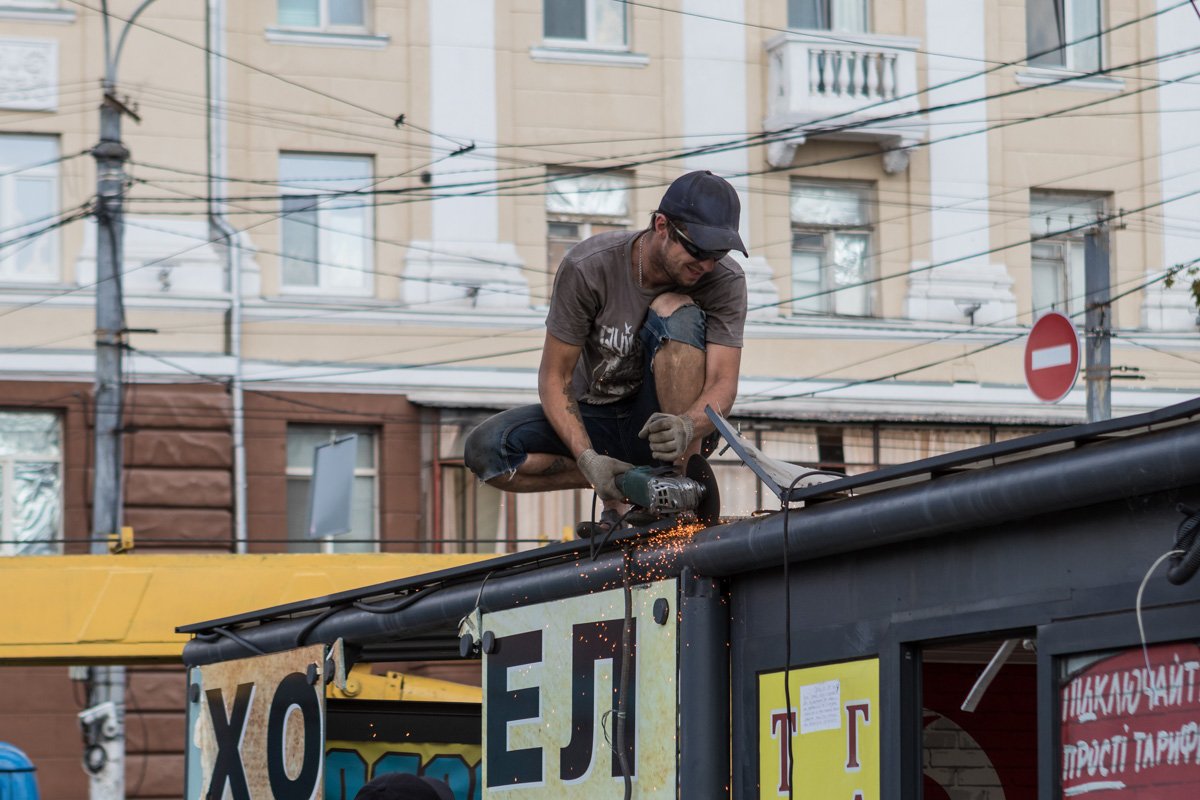 Конструкции срезали