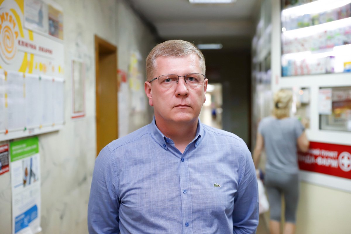 Пострадавших детей проведал заместитель городского головы Андрей Бабский