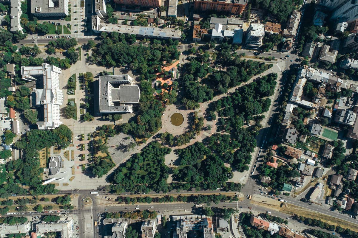 А вы видели сквер сверху?