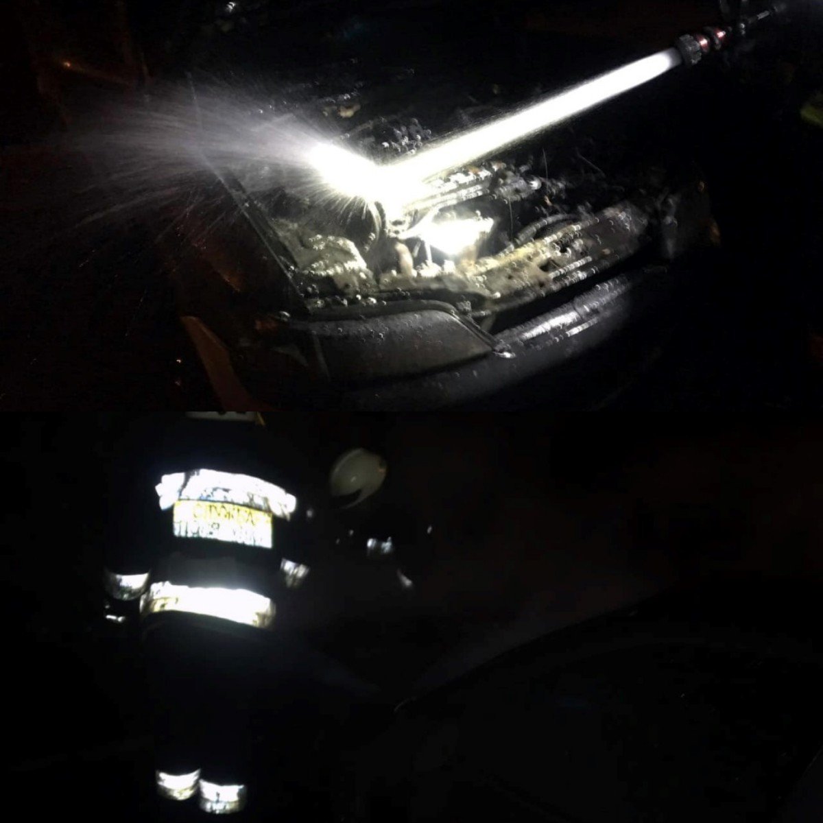 На планетной горел автомобиль