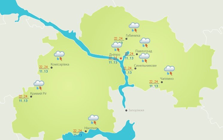 Температура воздухе в этот день будет колебаться в пределах от 18 до 23 градусов тепла