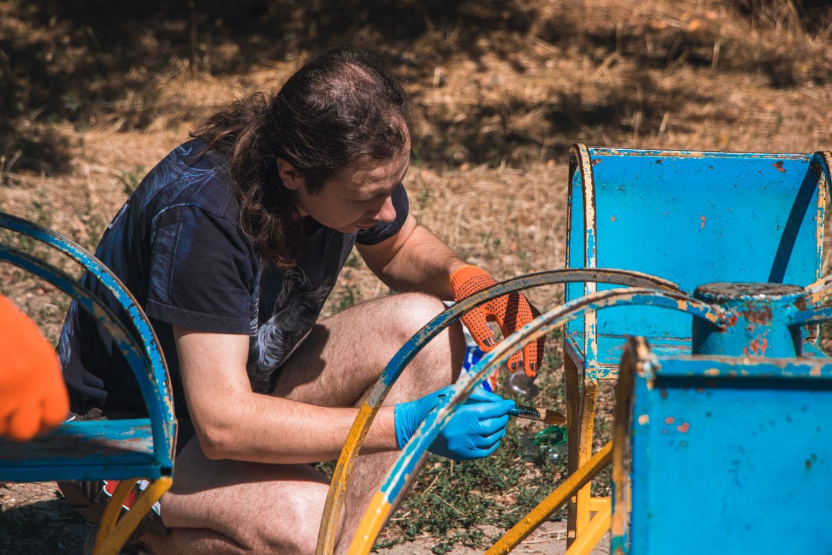 Площадка постепенно обретала вторую жизнь Площадка постепенно обретала вторую жизнь