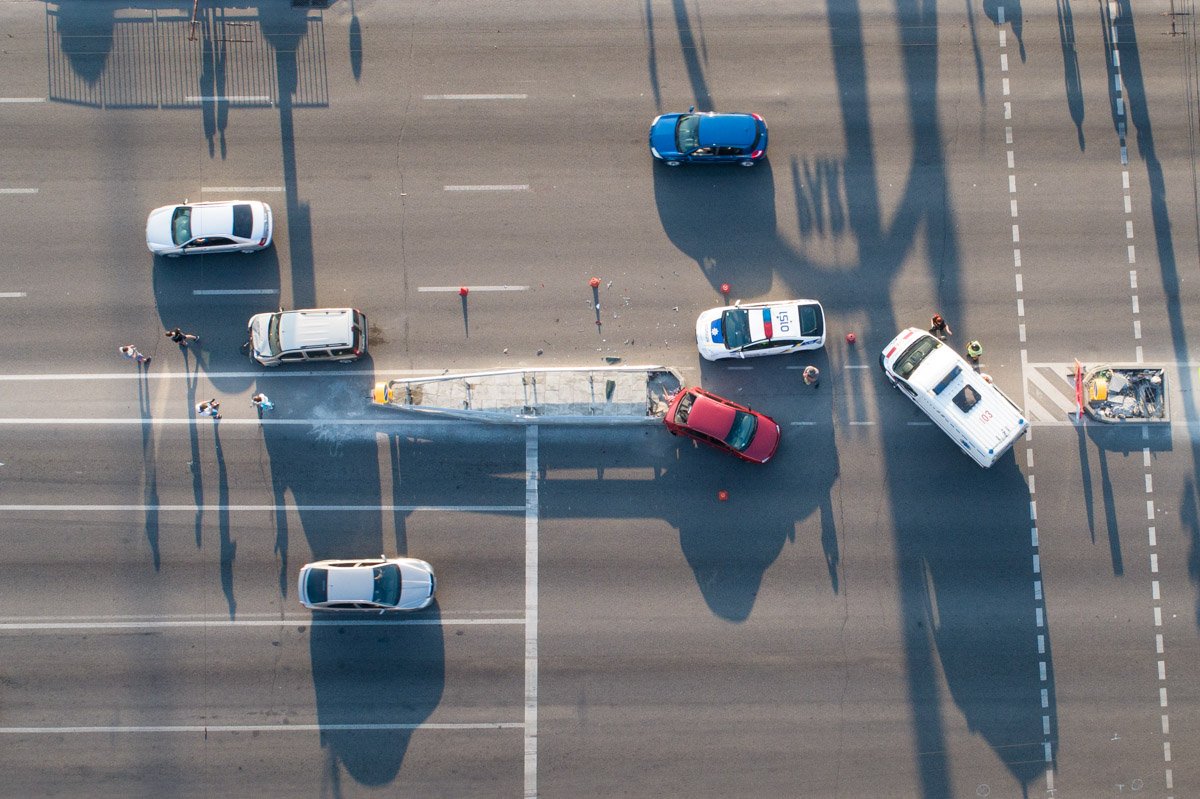 В результате аварии пострадали пять человек