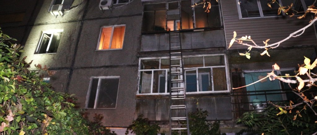 Пожар на третьем этаже