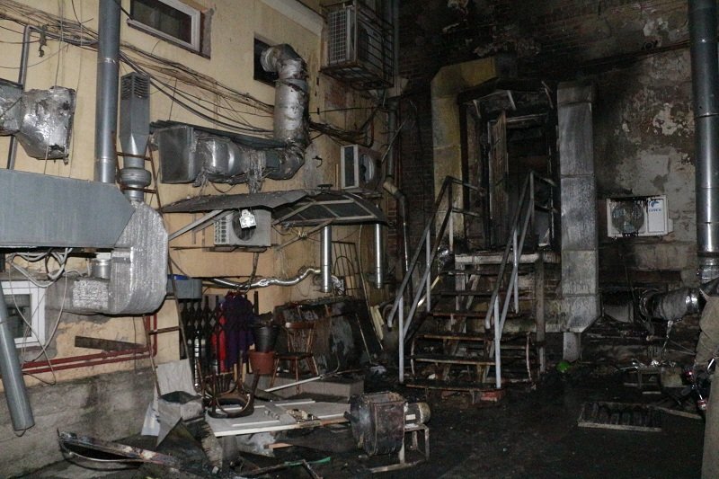 Пожар на Яворницкого 3