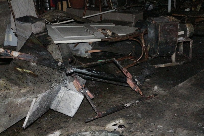 Пожар на Яворницкого 4