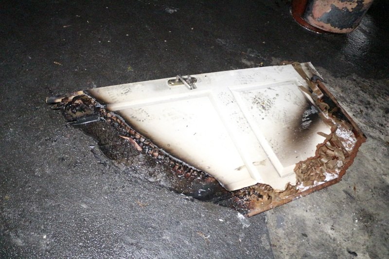 Пожар на Яворницкого 5