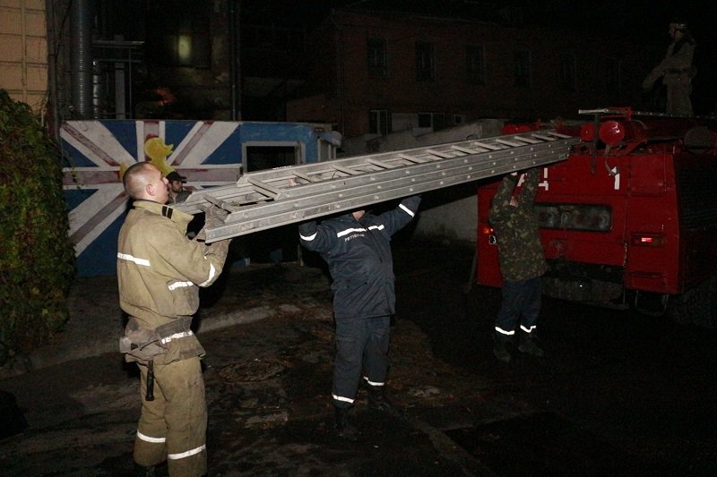 Пожар на Яворницкого 8