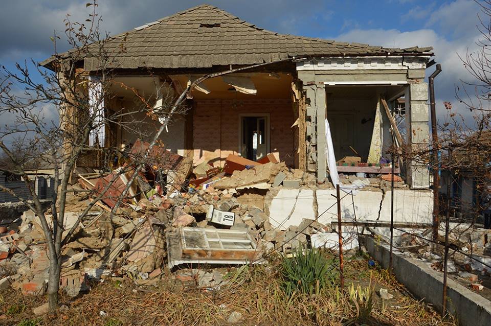 Взорваный дом Доблестная 2
