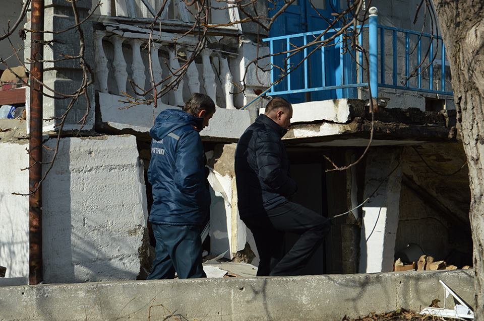 Взорваный дом Доблестная 4