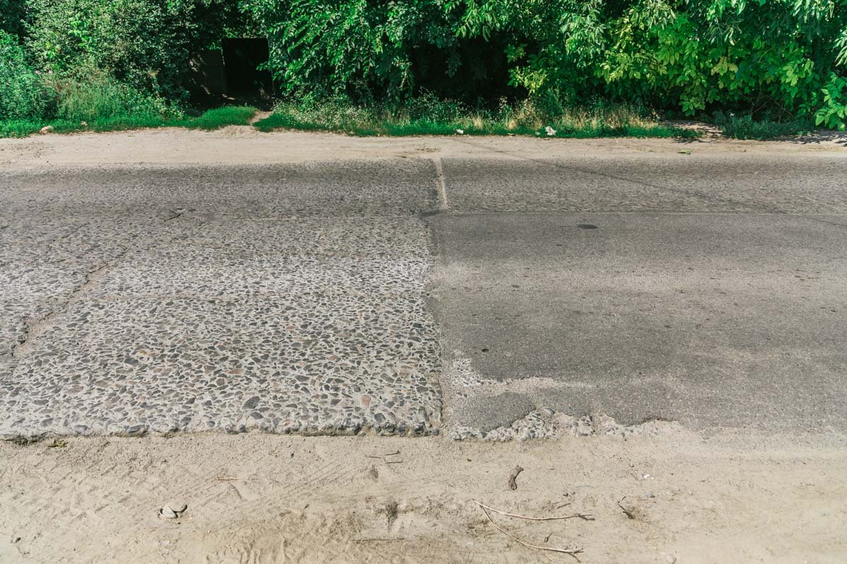 Дорога здесь была построена еще в 1950-х