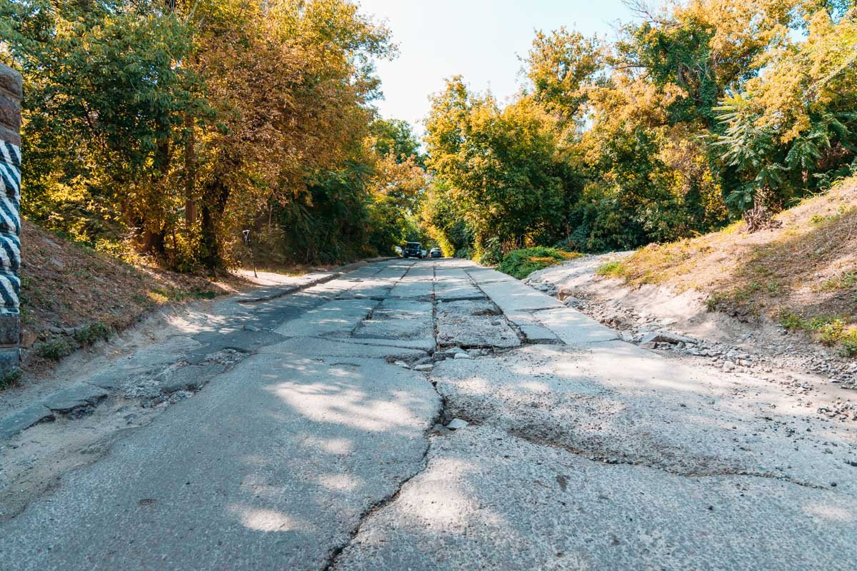 Вот так дорога выглядит сейчас Вот так дорога выглядит сейчас