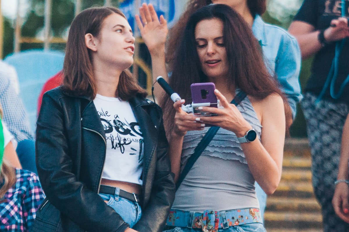 Селфи-палка наготове Селфи-палка наготове