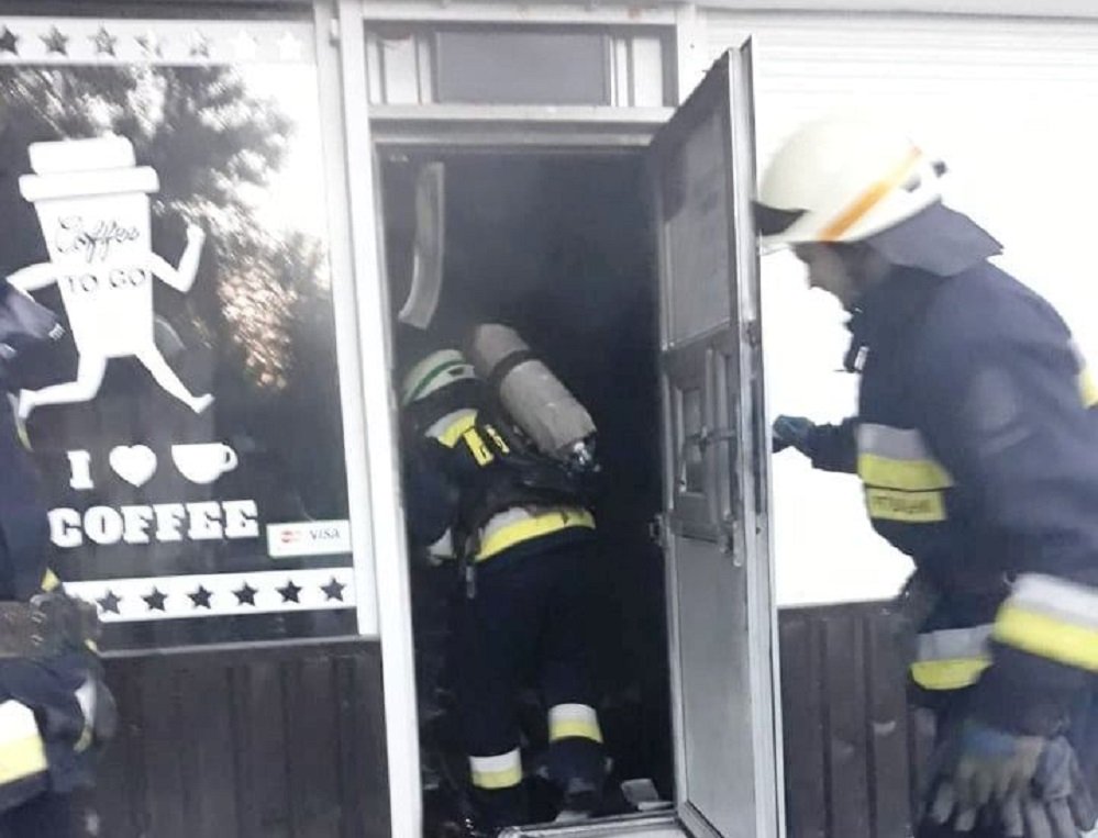 В Днепре на Данила Галицкого горело кафе