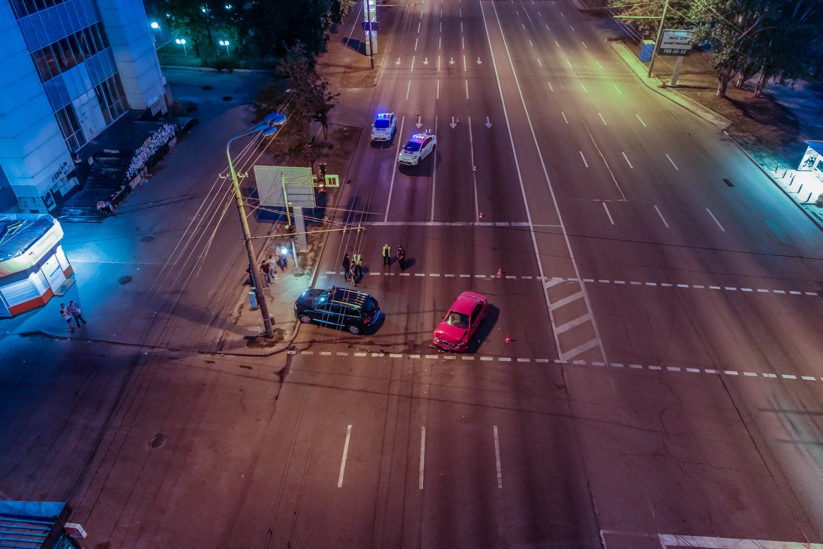 На Набережной Победы столкнулись Daewoo и Volkswagen