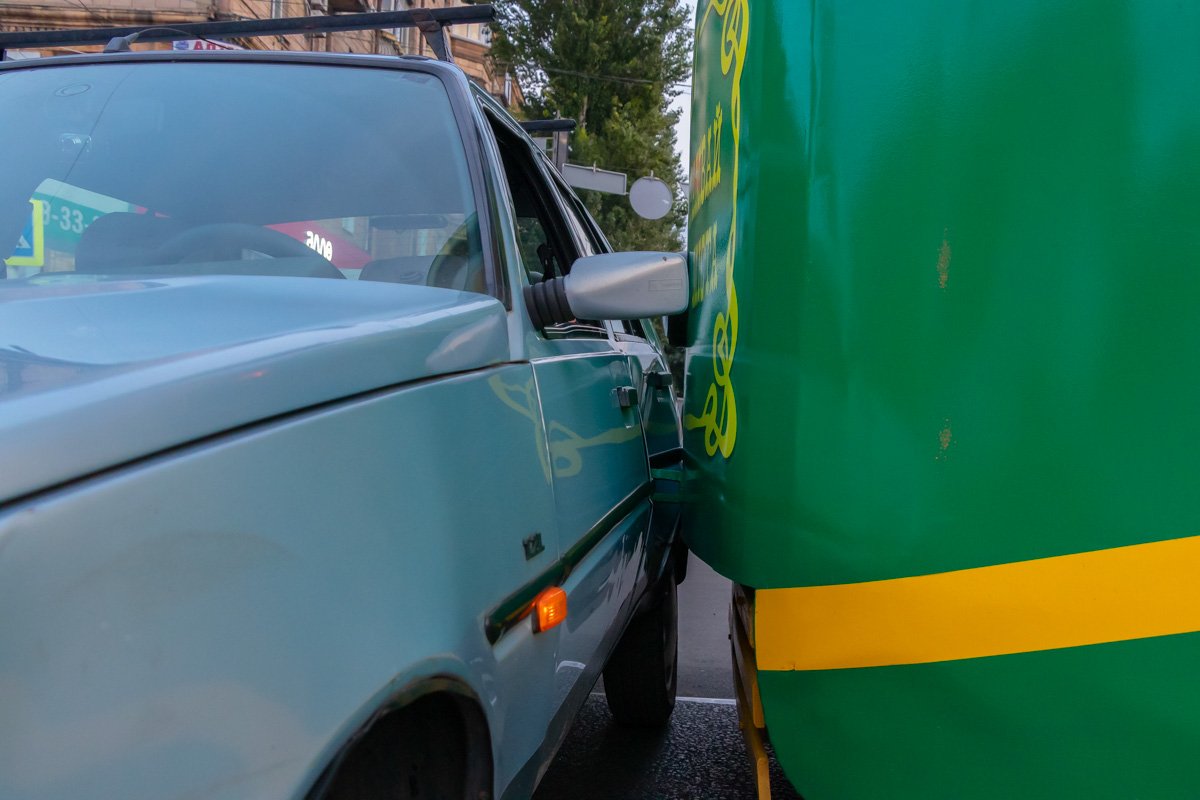 В результате столкновения никто не пострадал