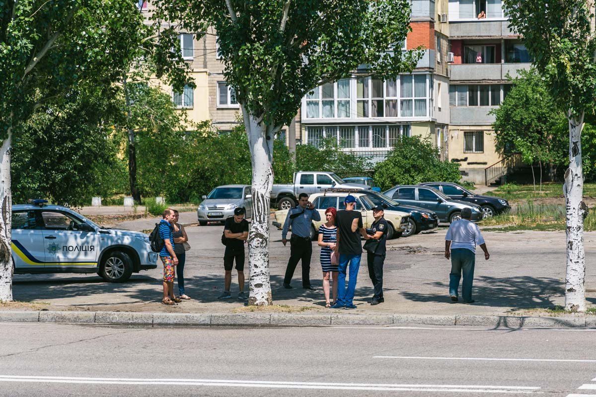 Инцидент произошел в районе дома № 60 на улице Маршала Малиновского Инцидент произошел в районе дома № 60 на улице Маршала Малиновского