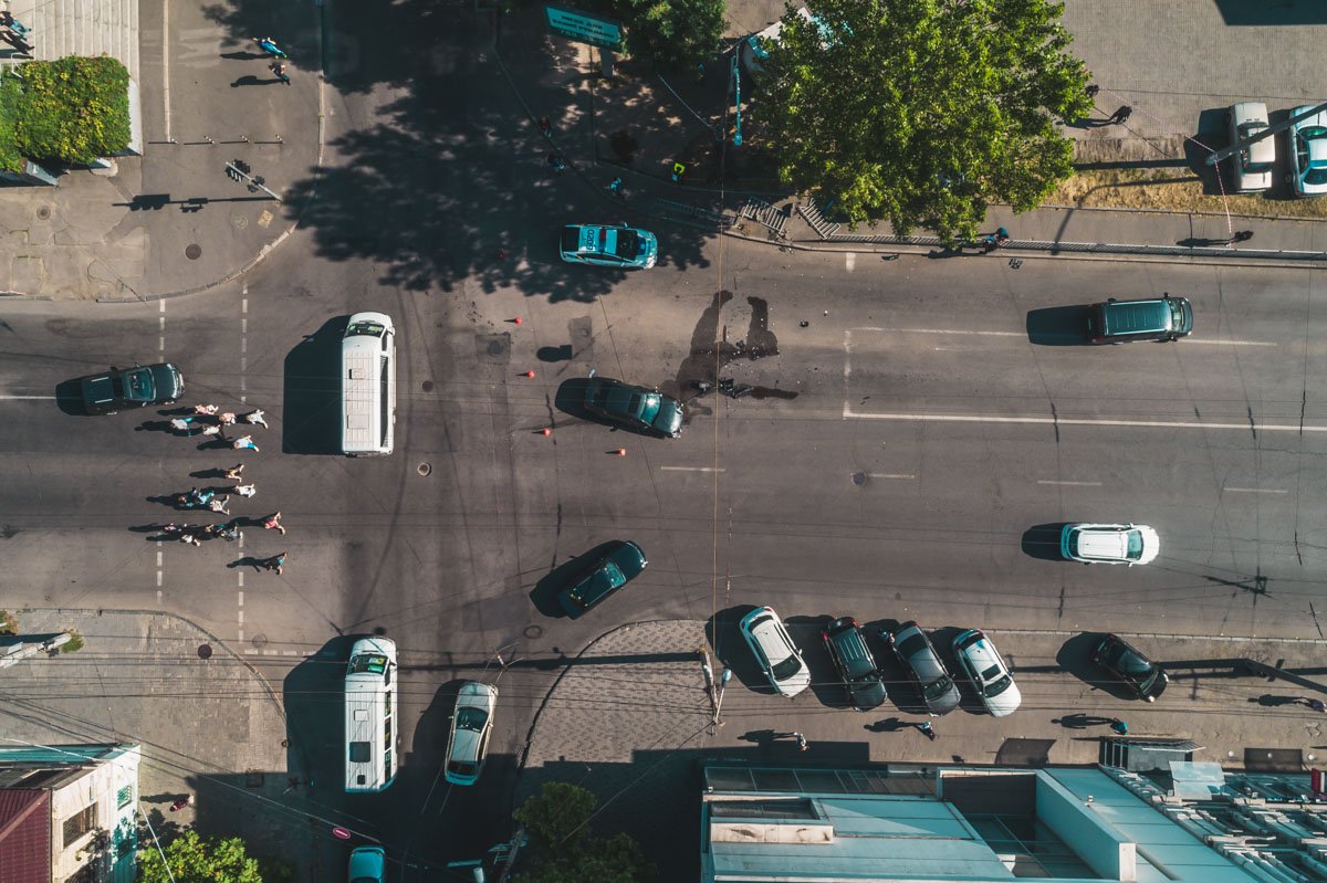 ДТП в самом центре города ДТП в самом центре города