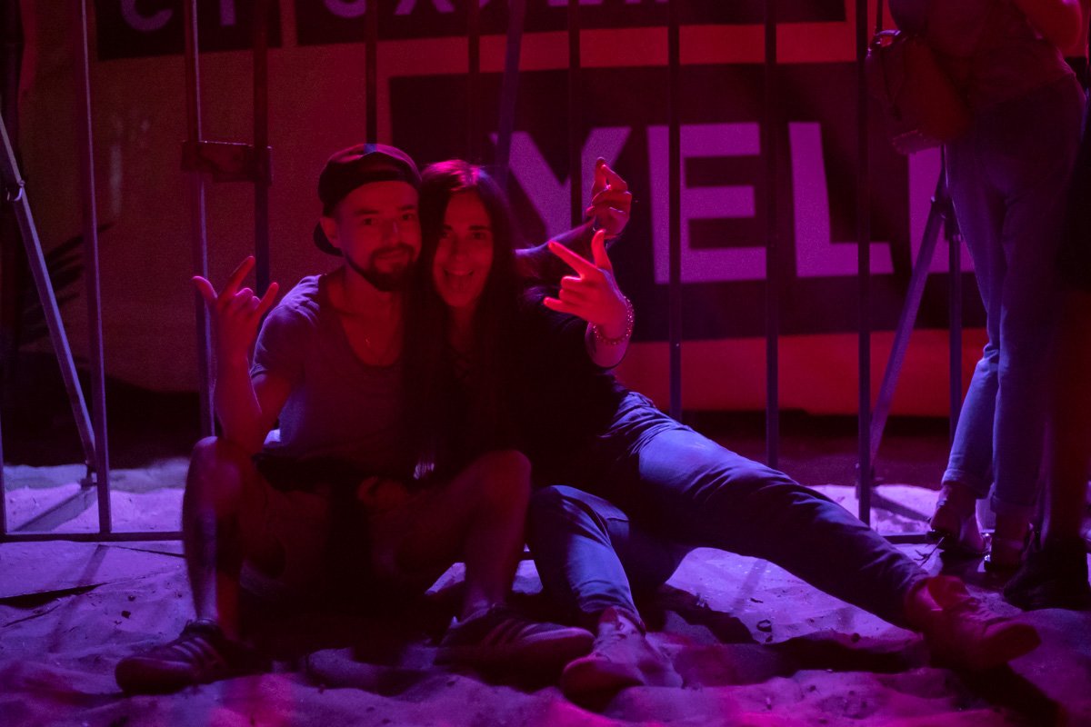 Большинство людей решили остановиться в палаточном городке