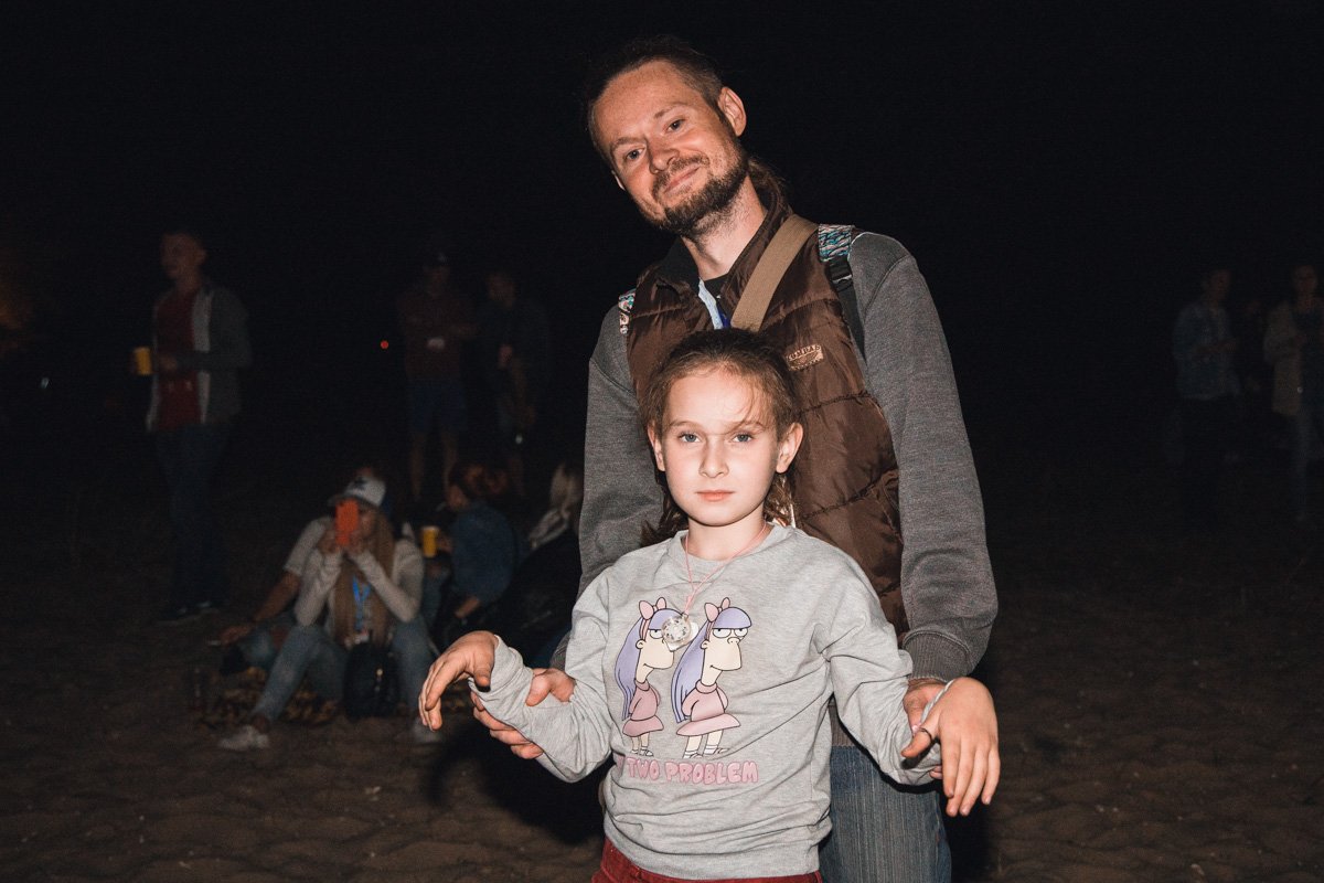 Некоторые пришли с детьми