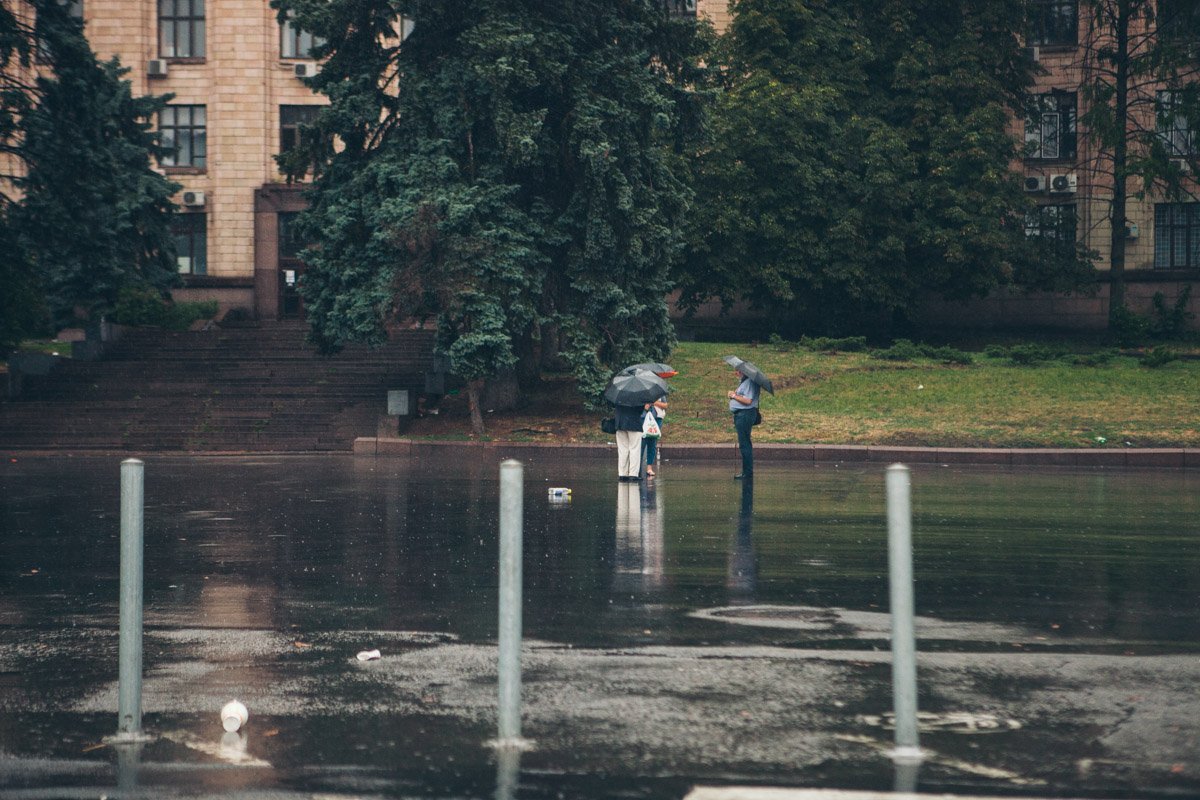 Дождливый центр города Дождливый центр города
