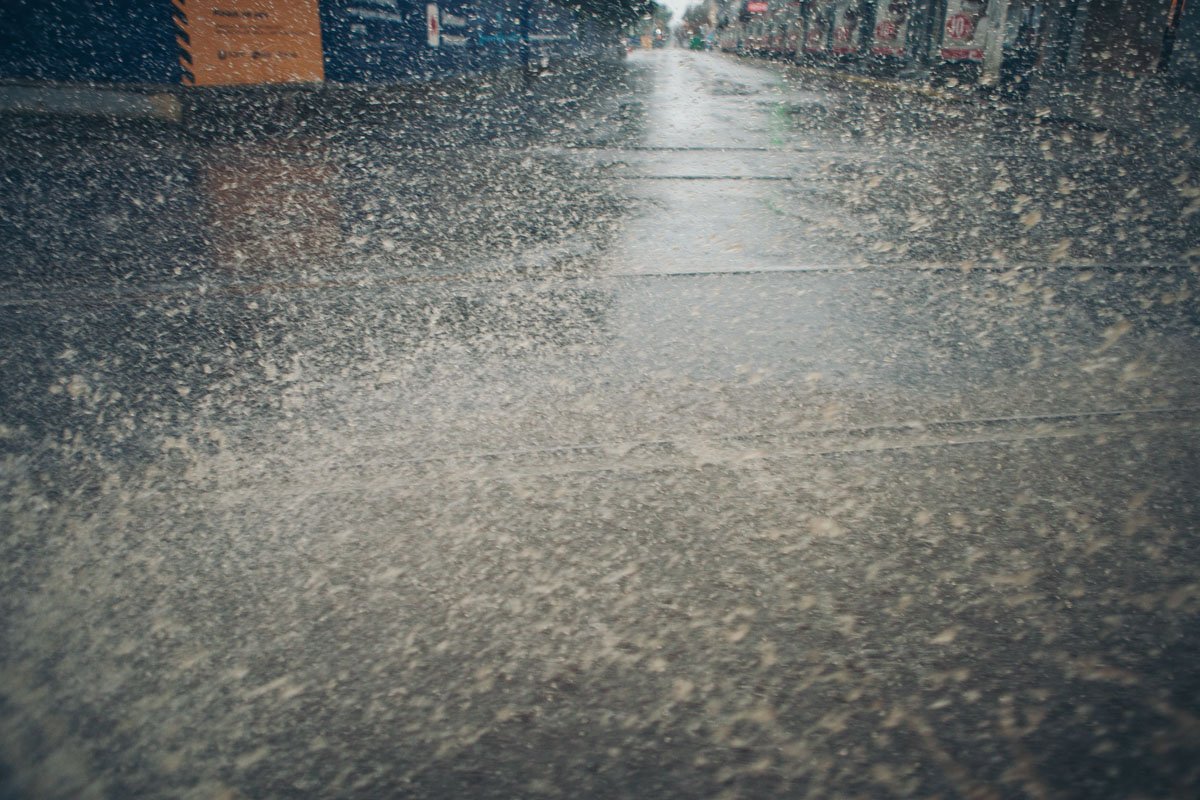 Дождливый Днепр Дождливый Днепр