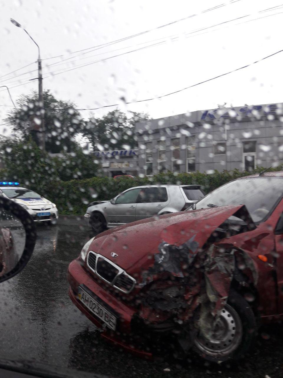 ДТП на улице Марии Лисиченко