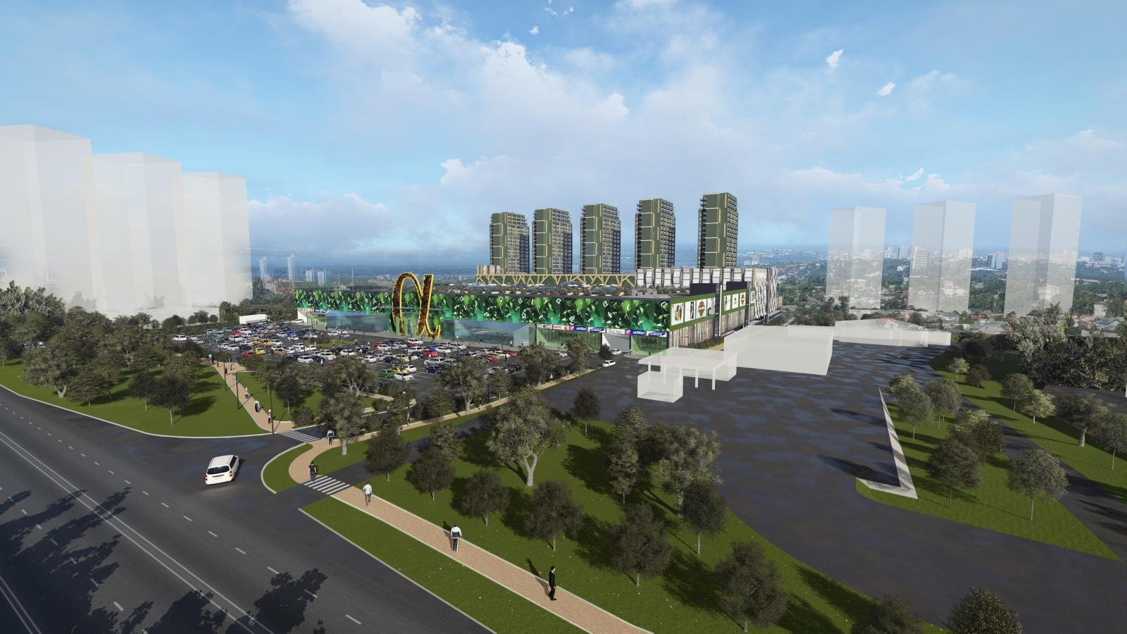 + пара высоток + пара высоток