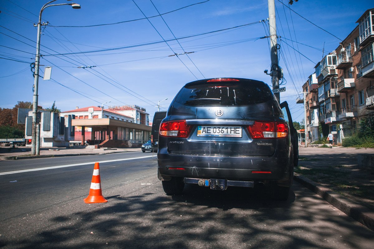 SsangYong сбил пьяного мужчину