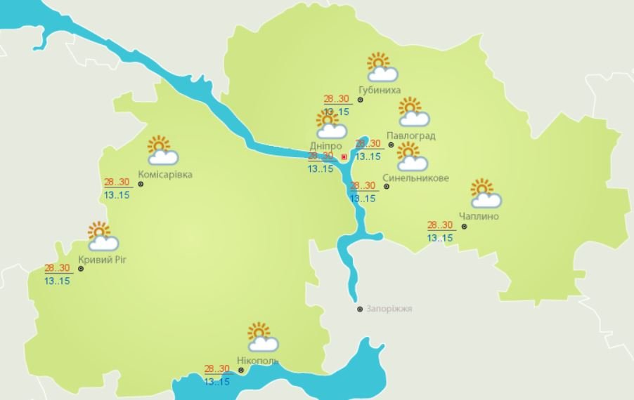 Данные гидрометцентра