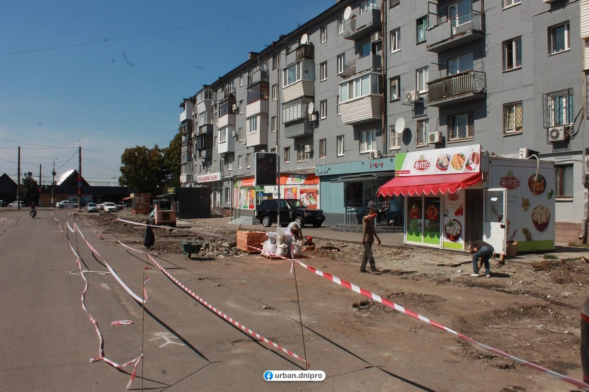 В Днепре на Марии Кюри убрали киоски В Днепре на Марии Кюри убрали киоски