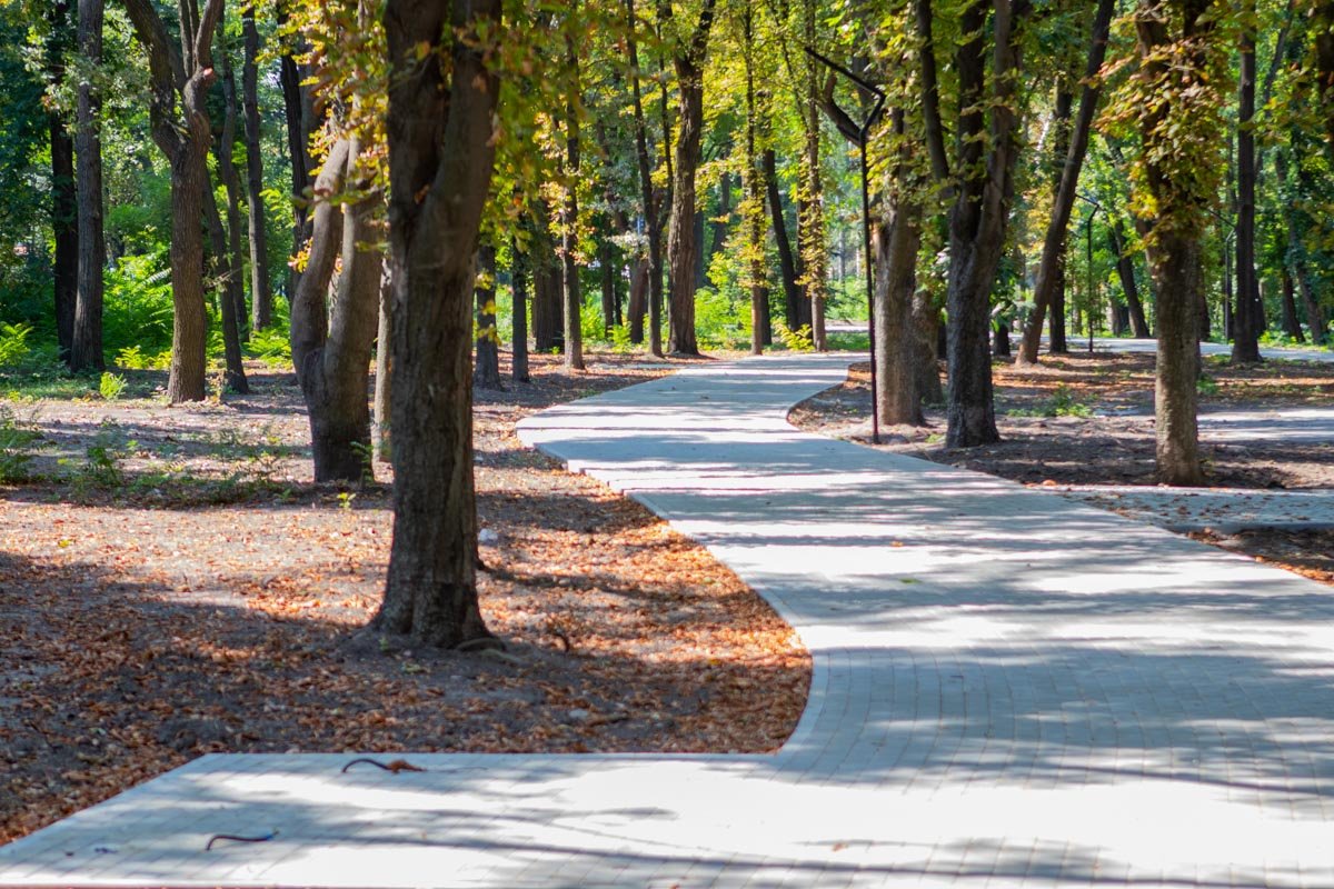 Несколько лет парк вообще не освещался Несколько лет парк вообще не освещался